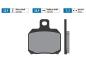 Preview: Bremsbeläge Polini Sinter für Aprilia RS, CPI GTR, Peugeot Speedfight 3