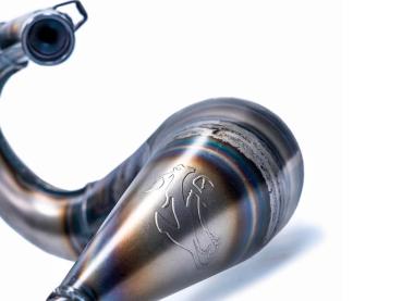 Auspuff VOCA Cross Rookie 50/70ccm Dämpfer rot für Rieju MRT50