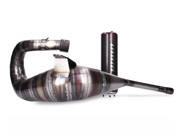 Preview: Auspuff VOCA Cross Carbon 80/90ccm für Rieju MRX/SMX