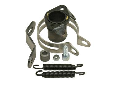 Preview: Auspuff VOCA Carbon 80ccm für Derbi EBE, EBS, D50B Enduro, Supermoto