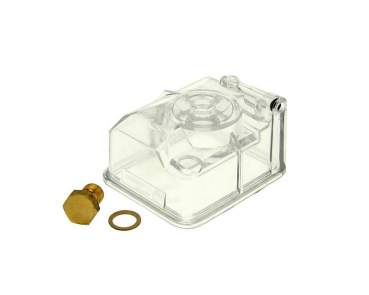 Schwimmerkammer Malossi für Dellorto Vergaser - transparent