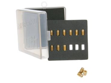 Vergaser Hauptdüsenset Naraku M6 für Gurtner Vergaser 50-72 - 12 Stück
