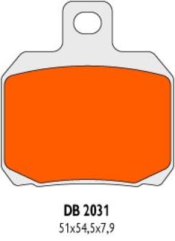 Preview: Bremsbeläge Delta Braking Sinter DB2031RD