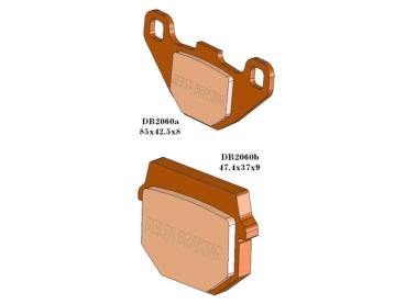 Preview: Bremsbeläge Delta Braking Sinter DB2060OR-N