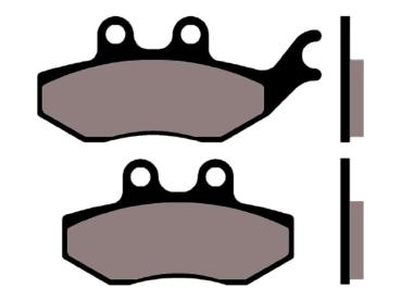 Preview: Bremsbeläge Naraku organisch für Italjet Millenium, Rieju RS2 50, Keeway TX