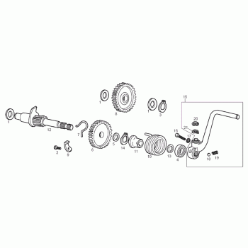 Motor - Kickstarter D50B0, EBE