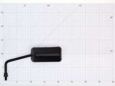 Preview: Spiegel F1 links / rechts M8 Carbon-Look kurz