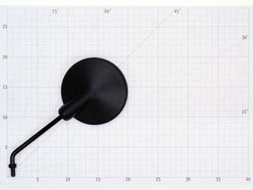 Preview: Spiegel links / rechts Kurzgewinde für Derbi Senda (06-), Rieju MRT