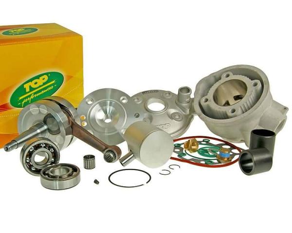 Zylinderkit + Kurbelwelle Top Performances Alu Racing 86ccm 44mm Hub für Minarelli AM