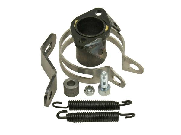 Auspuff VOCA Carbon 80ccm für Derbi EBE, EBS, D50B Enduro, Supermoto