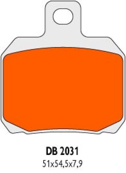 Bremsbeläge Delta Braking Sinter DB2031RD