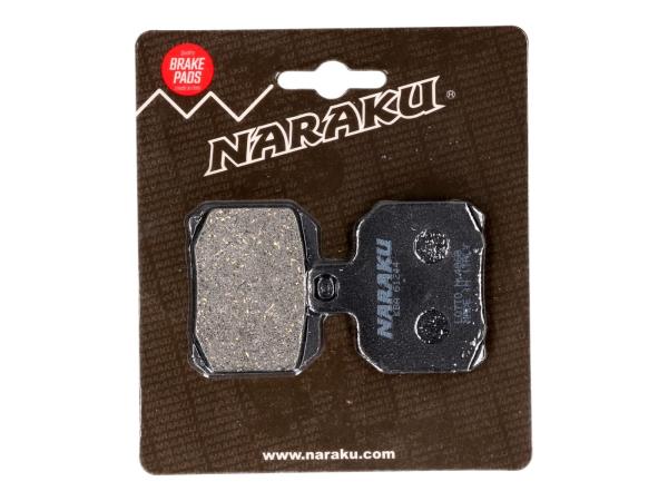 Bremsbeläge Naraku organisch für Aprilia, Derbi, Peugeot, Gilera, MBK, Malaguti