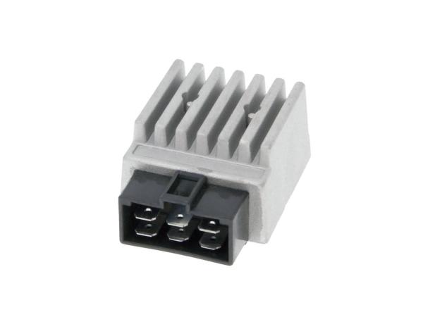 Regler / Gleichrichter mit Blinkgeber für Derbi Senda, GPR, Aprilia RX / SX 50, Gilera RCR