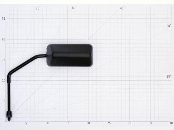 Spiegel F1 links / rechts M8 Carbon-Look lang inkl. Adapter