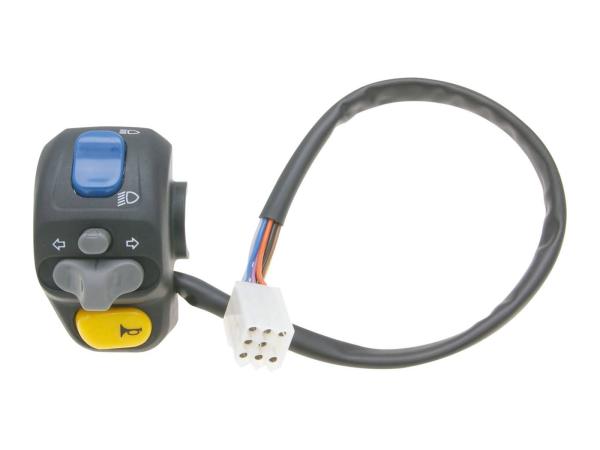 Schaltereinheit Lenker links Blinker, Fernlicht, Abblendlicht, Hupe für Rieju RR 50 (-2000), MH RYZ