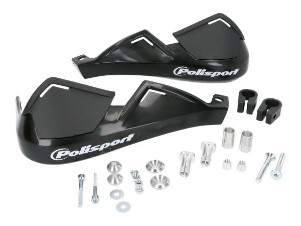 Handschützer Polisport Evolution Integral schwarz für Lenker mit 22mm Durchmesser