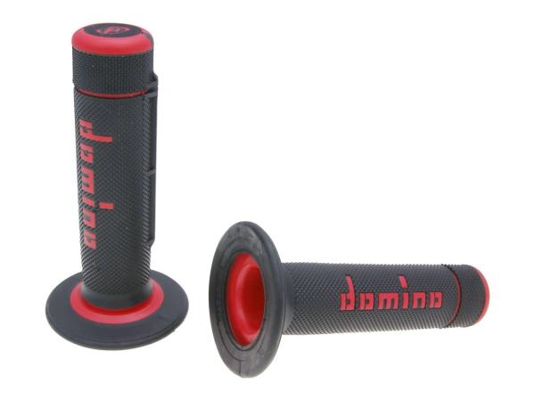 Griffe Satz Domino A020 Off-Road Halbwaffel schwarz / rot
