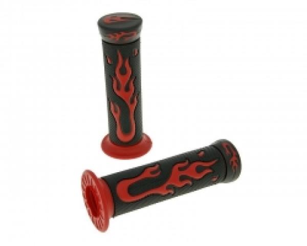Griffe Satz Flame schwarz, rot