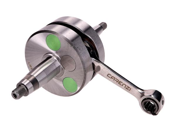 Kurbelwelle Carenzi Evolution für Derbi / Piaggio Motor D50B0, Senda 2006, GPR 2006, Aprilia 50 RS, Gilera 50 SMT, RCR 2006