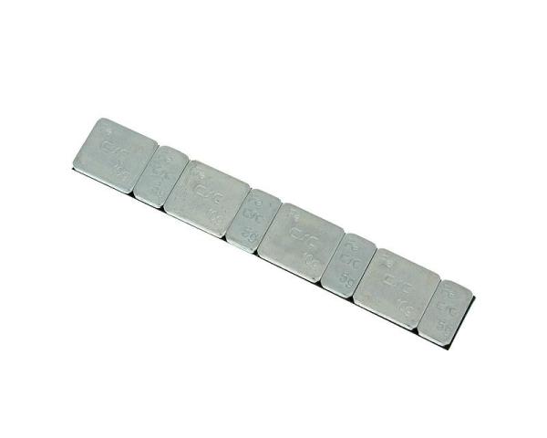 Auswuchtgewichte Klebestreifen silber flach 60g